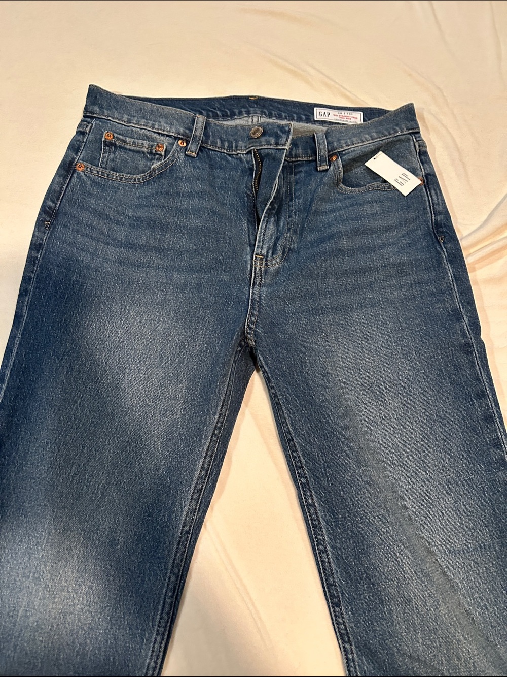 GAP Women’s Dark Blue Straight-Leg Jeans